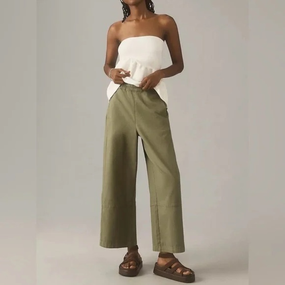 Anthropologie Izzie Pull-On Barrel Pants